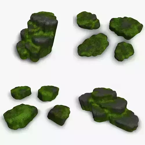 Cave Platform 1 - 4 Combo - Moss 2