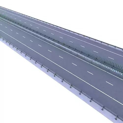 Tileable Freeway v1 Low-poly 3D model