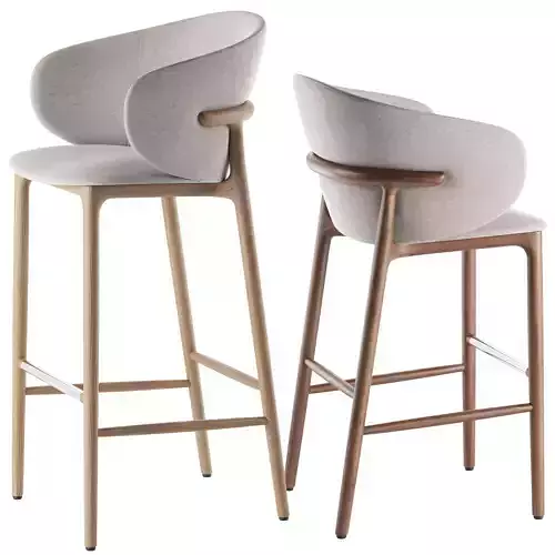 Mela Bar Chair By Artisan 3D model