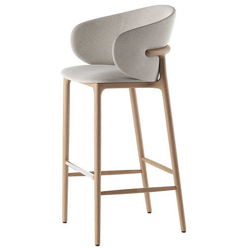 Mela Bar Chair By Artisan 3D model 4