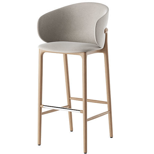 Mela Bar Chair By Artisan 3D model 3