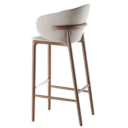 Mela Bar Chair By Artisan 3D model 7