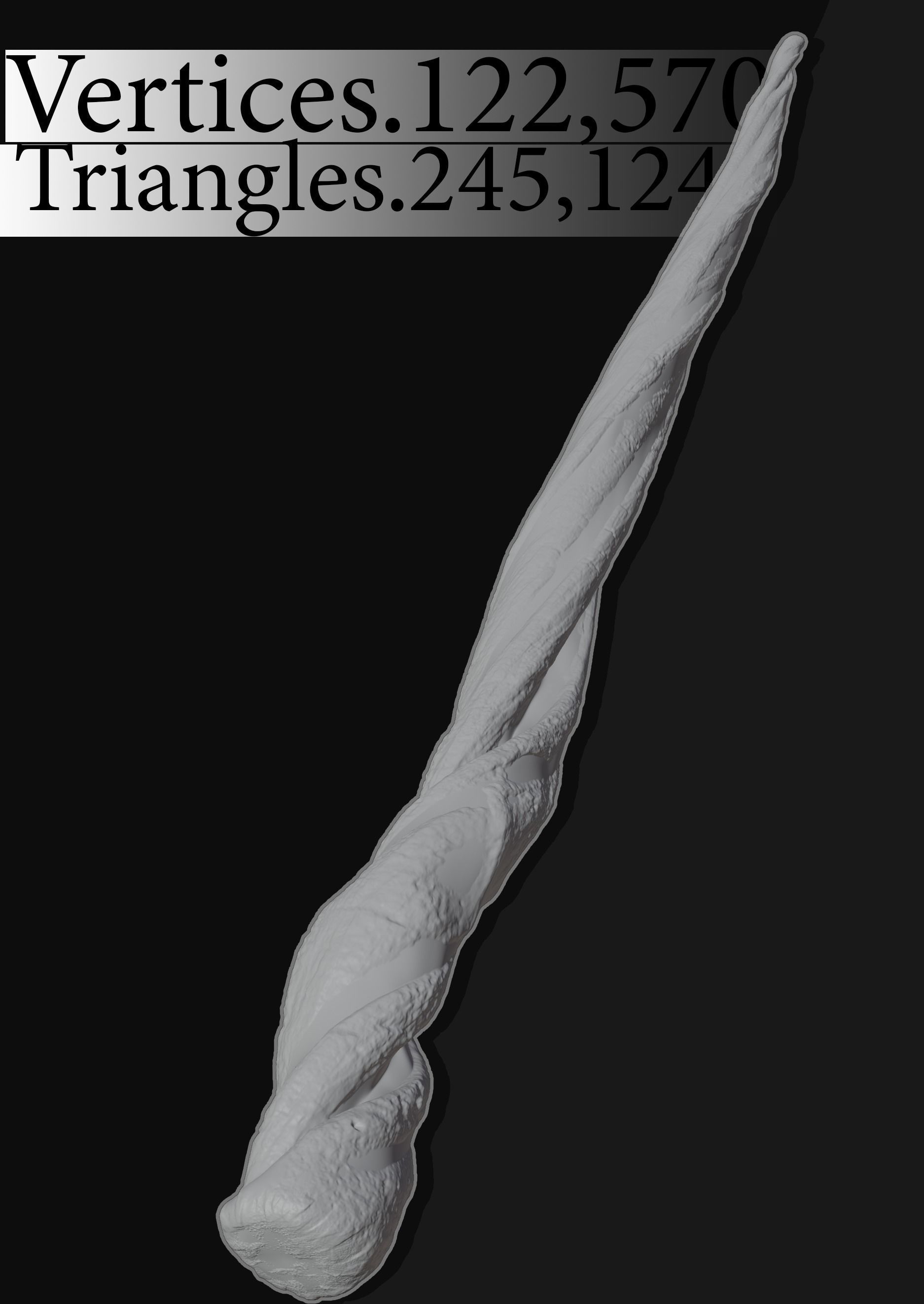 Wand Modle Wand wand 3D model 3D printable | CGTrader