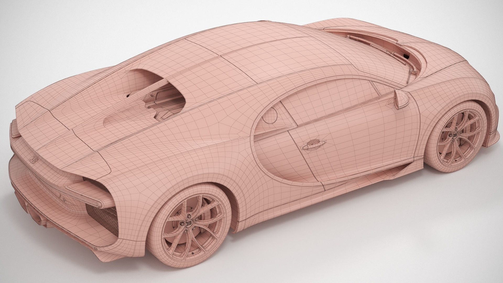 Bugatti Chiron 2023 3D model_18