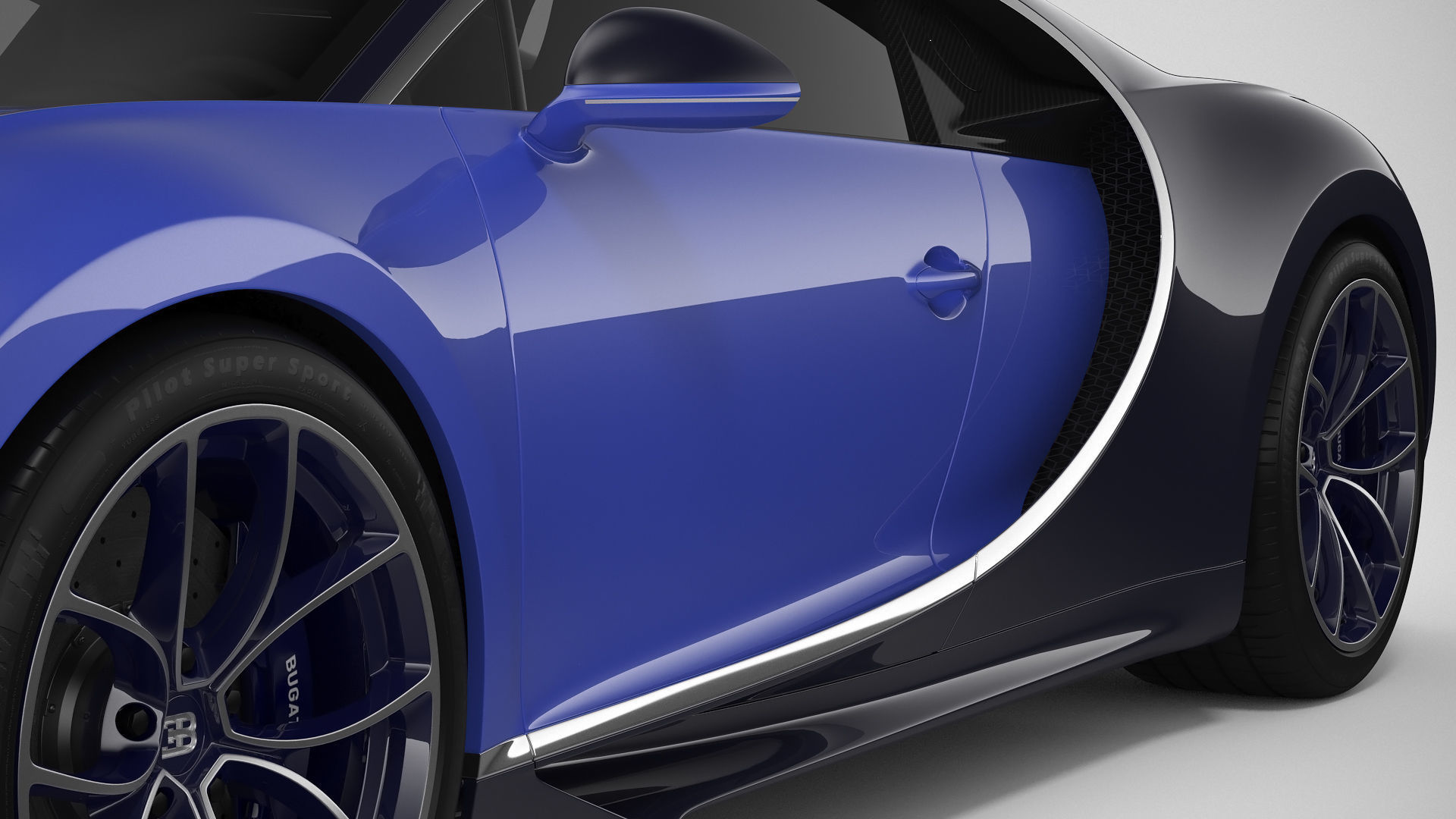 Bugatti Chiron 2023 3D model_9