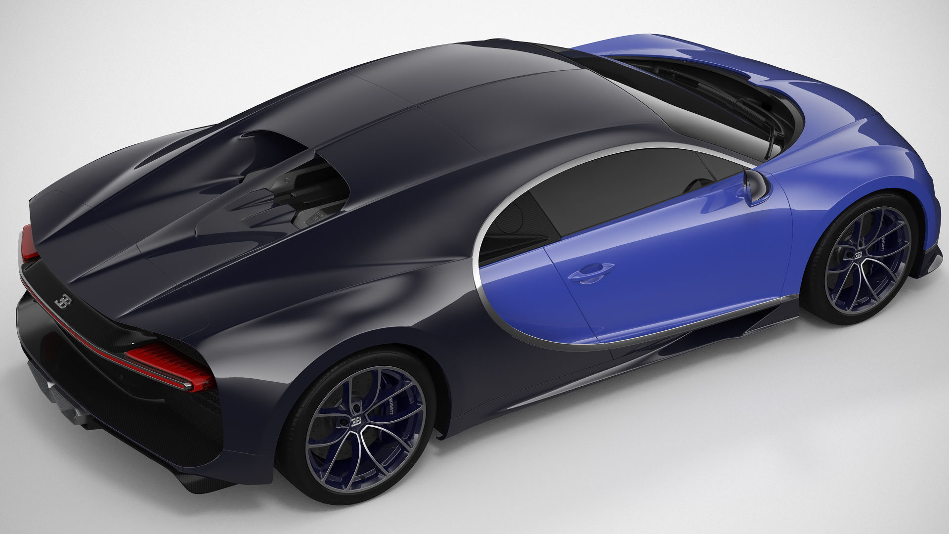 Bugatti Chiron 2023 3D model_4