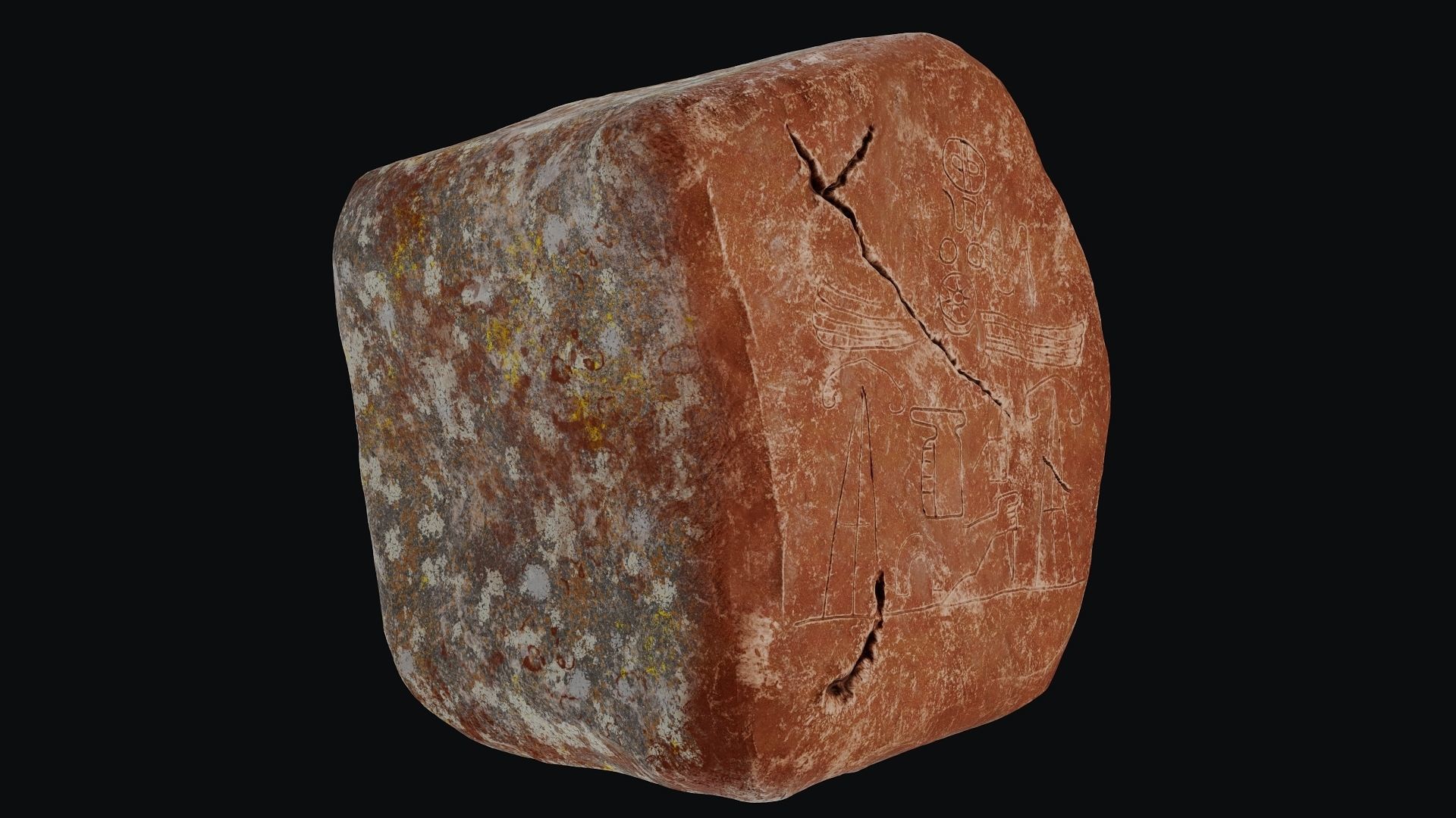 Kizildag - Hartapu Monument 2 3D model_5