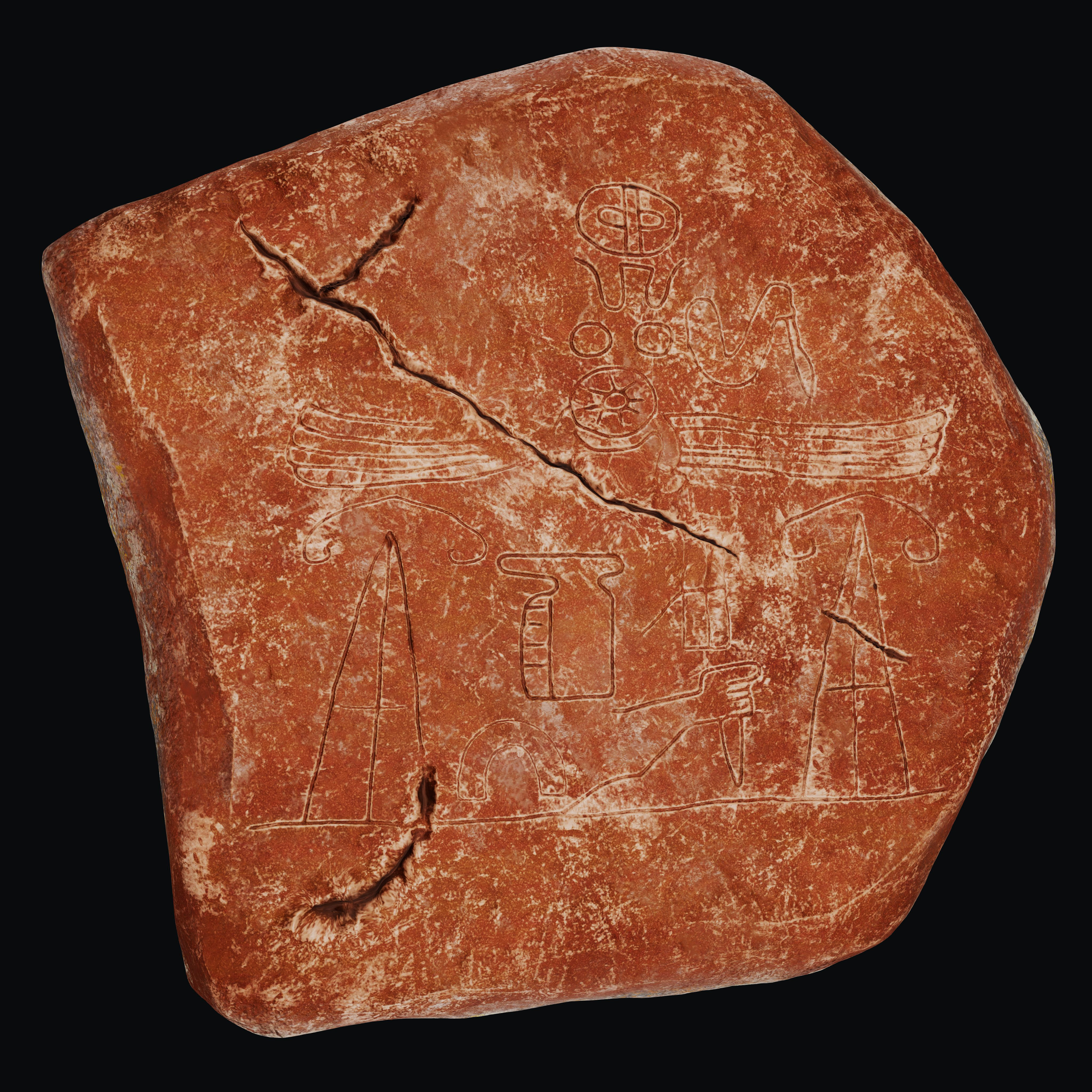 Kizildag - Hartapu Monument 2 3D model_2
