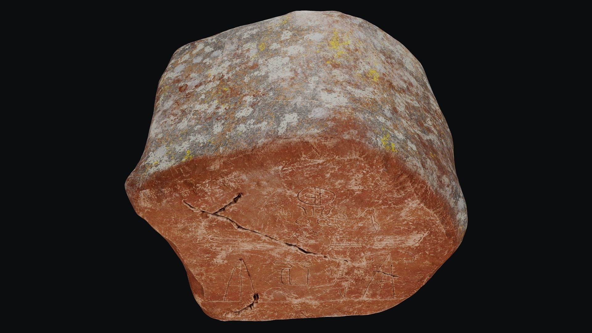 Kizildag - Hartapu Monument 2 3D model_7