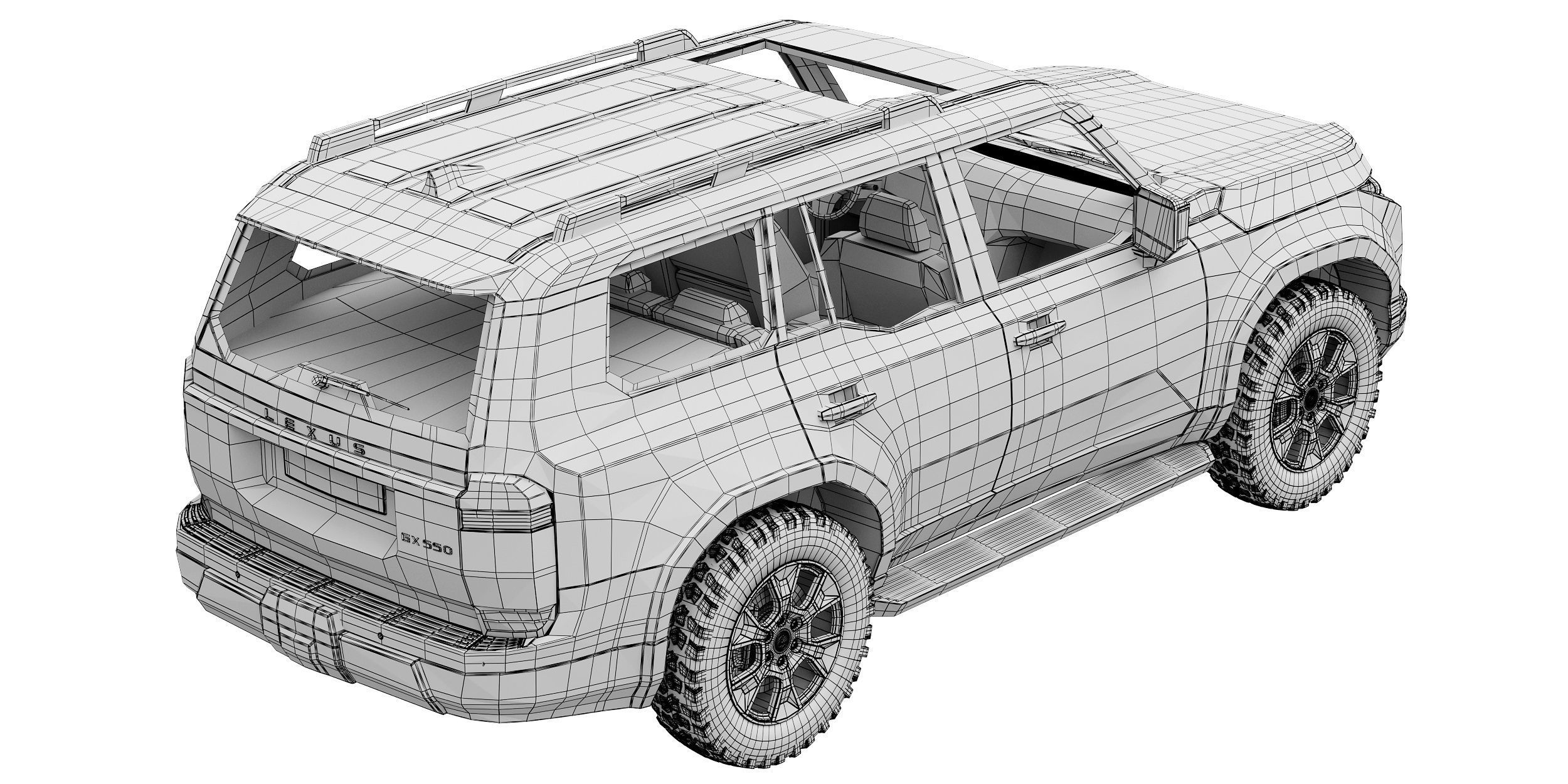 Lexus GX Overtrail 2024 3D model_17