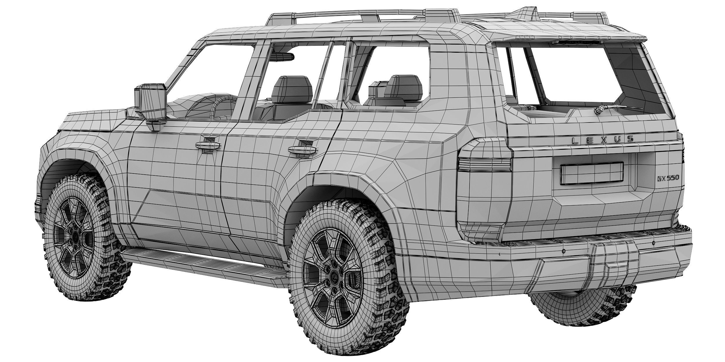 Lexus GX Overtrail 2024 3D model_15