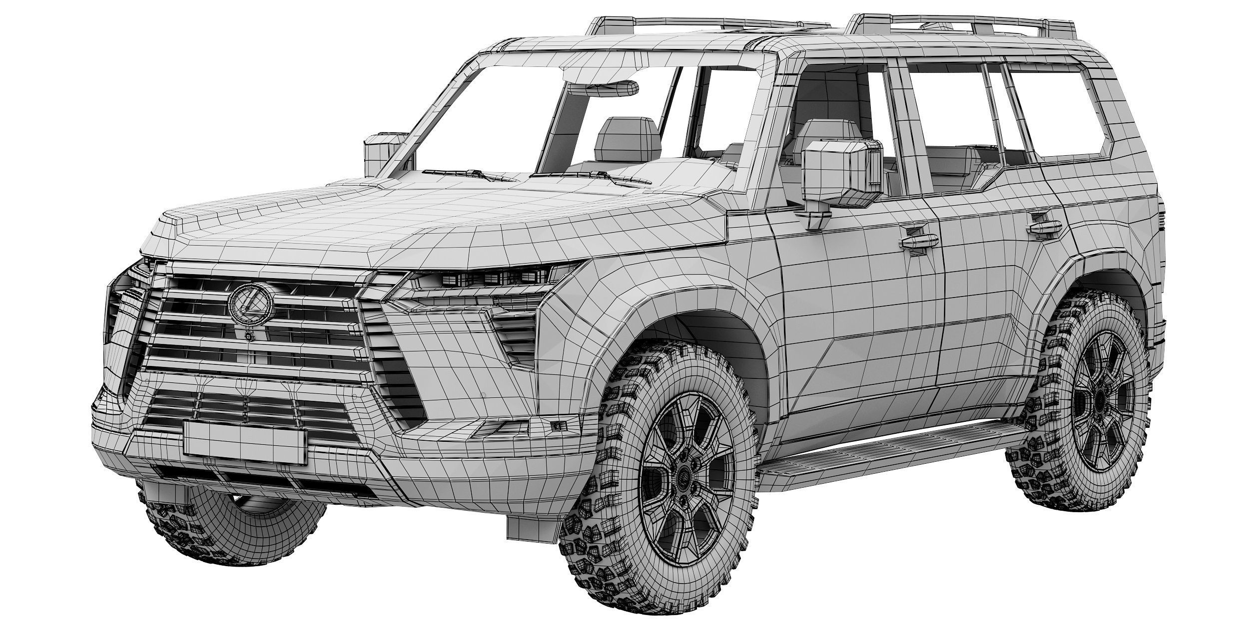 Lexus GX Overtrail 2024 3D model_13