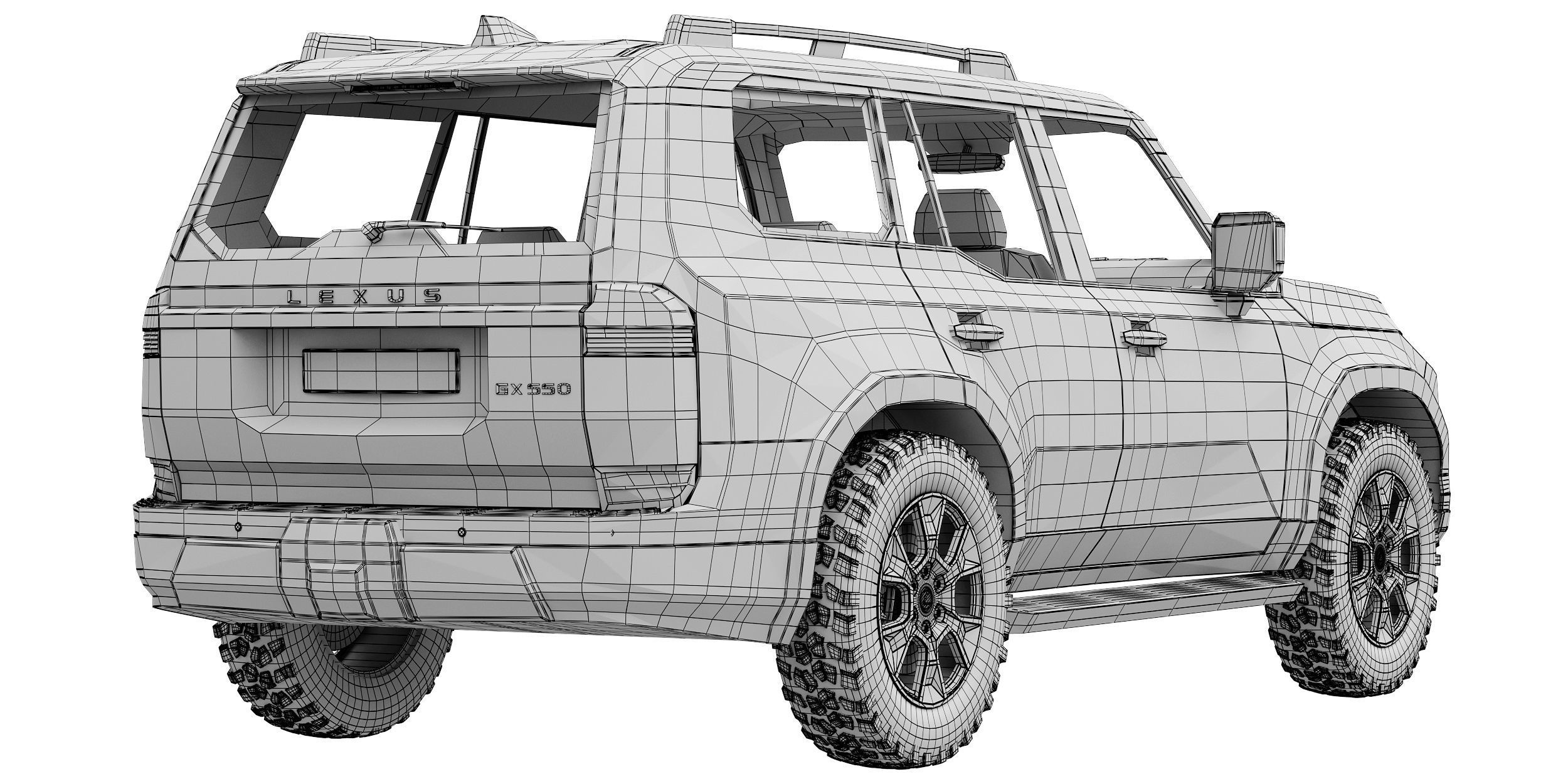 Lexus GX Overtrail 2024 3D model_16