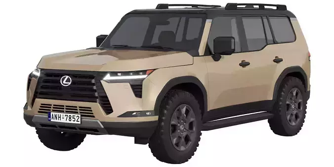 Lexus GX Overtrail 2024 3D model