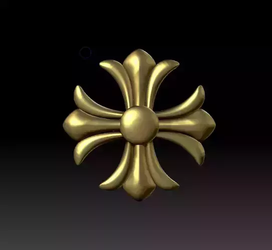 Chrome heart 3D print model
