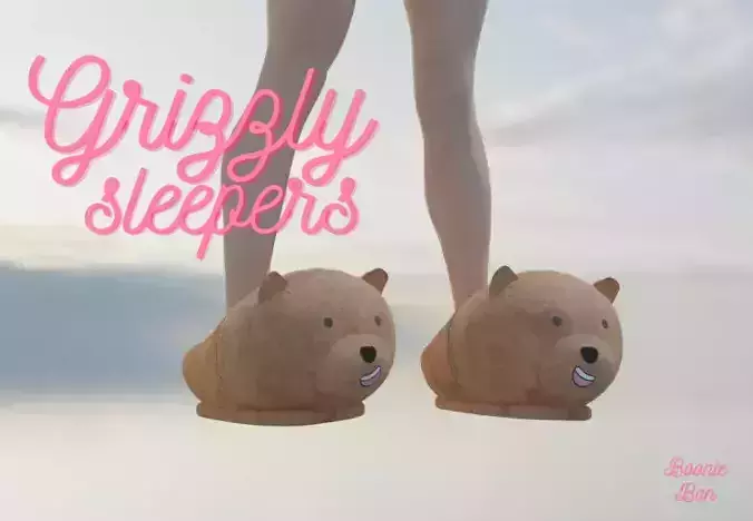 Grizzly sleepers 3D model