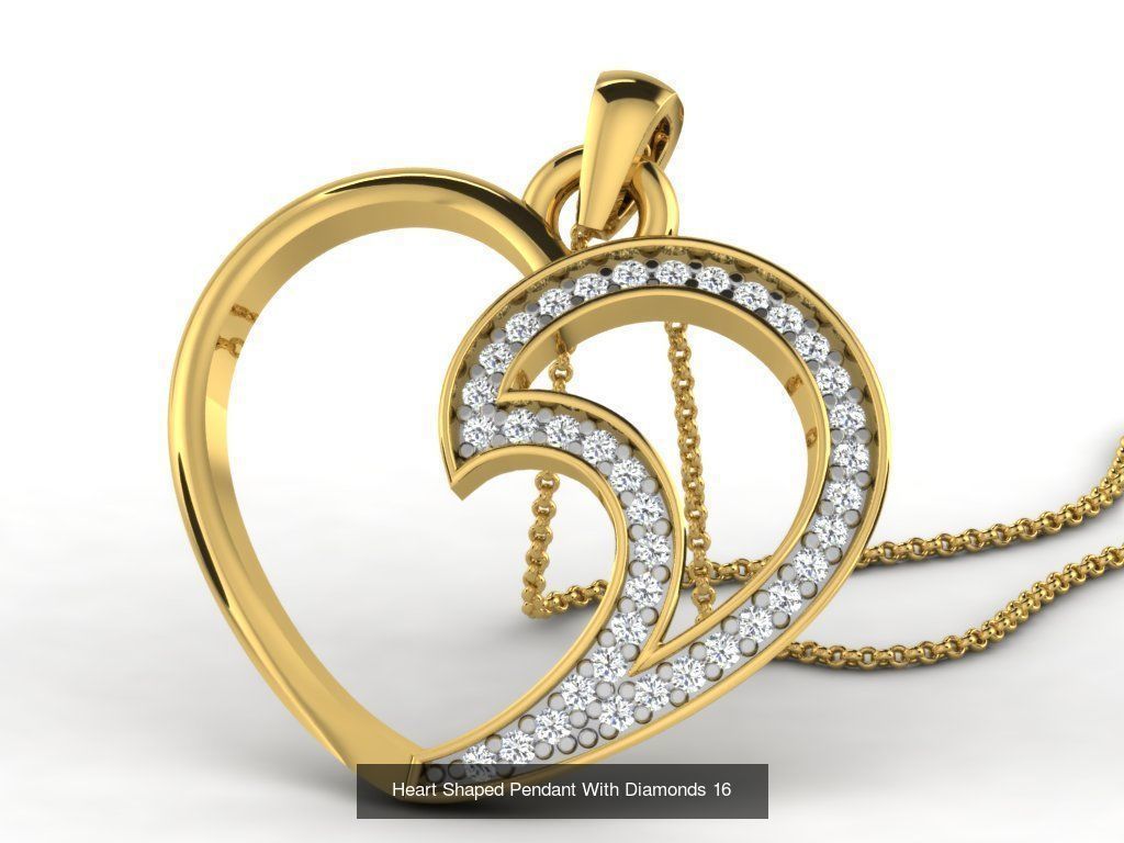 3DM 78 HEART PENDANT 3D Model Collection_30