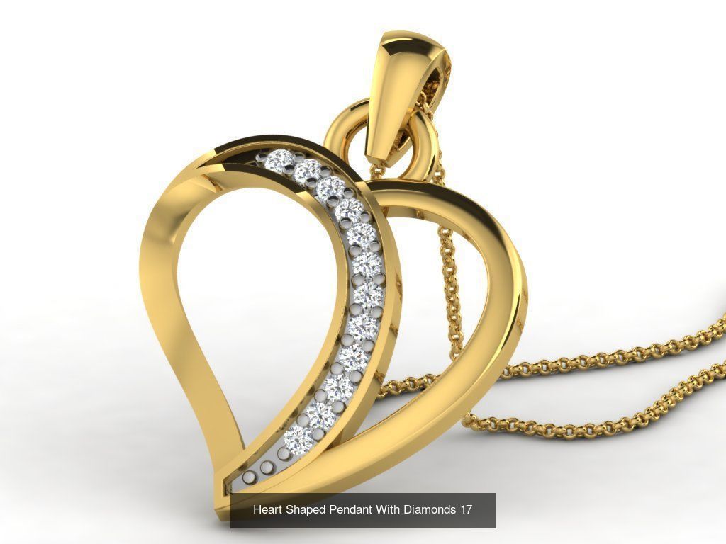 3DM 78 HEART PENDANT 3D Model Collection_31