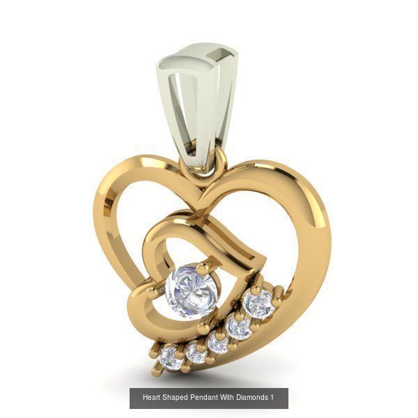 3DM 78 HEART PENDANT 3D Model Collection_13