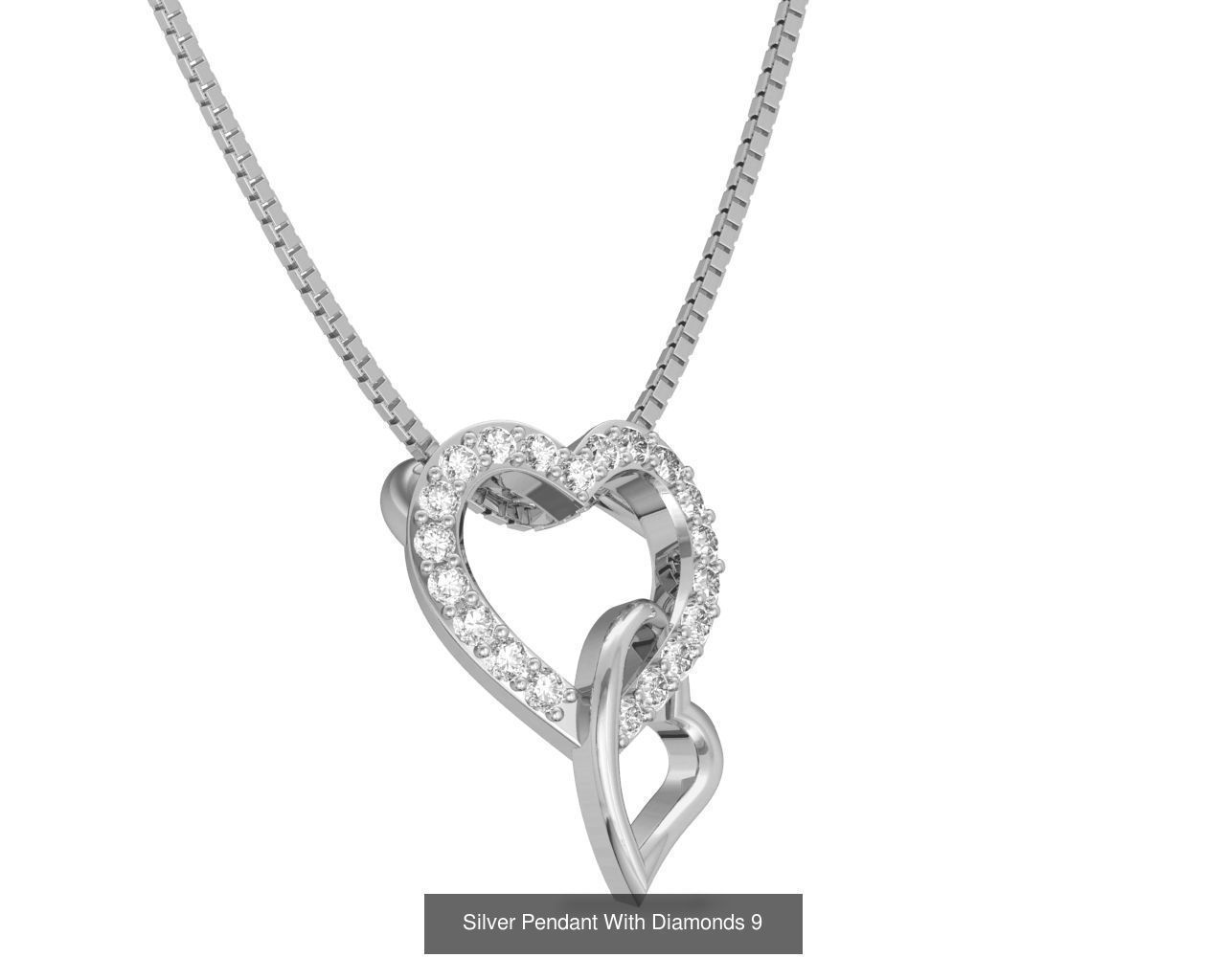 3DM 78 HEART PENDANT 3D Model Collection_76