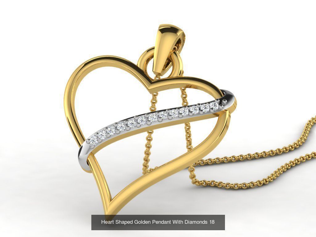 3DM 78 HEART PENDANT 3D Model Collection_42