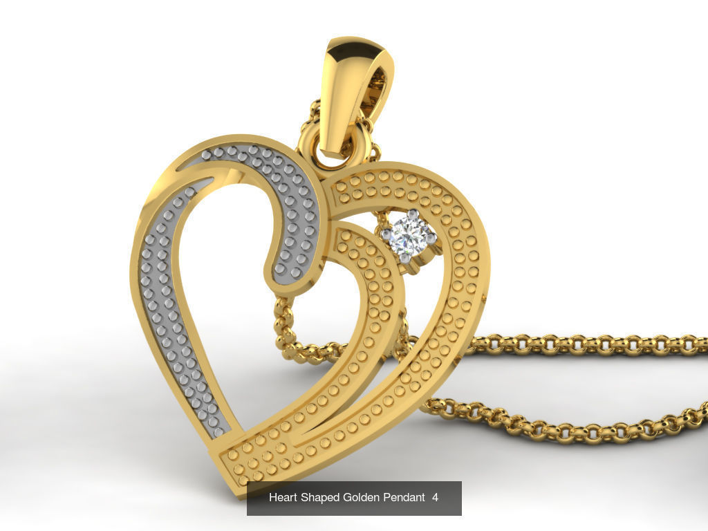 3DM 78 HEART PENDANT 3D Model Collection_53