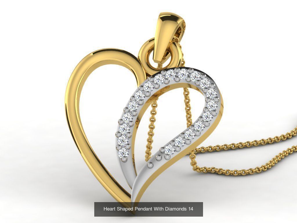 3DM 78 HEART PENDANT 3D Model Collection_28