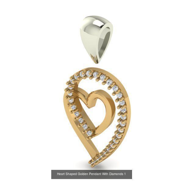 3DM 78 HEART PENDANT 3D Model Collection_16