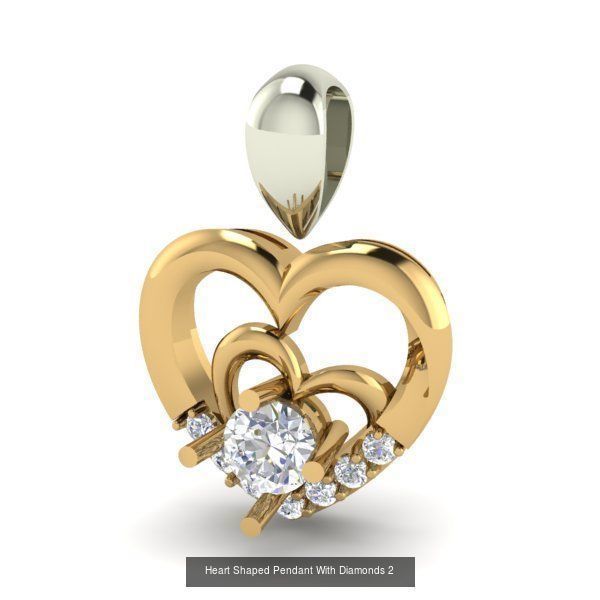 3DM 78 HEART PENDANT 3D Model Collection_15