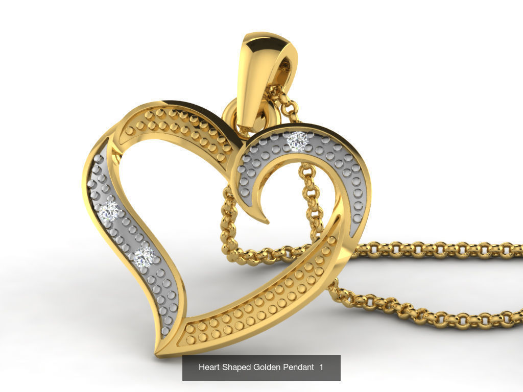 3DM 78 HEART PENDANT 3D Model Collection_51