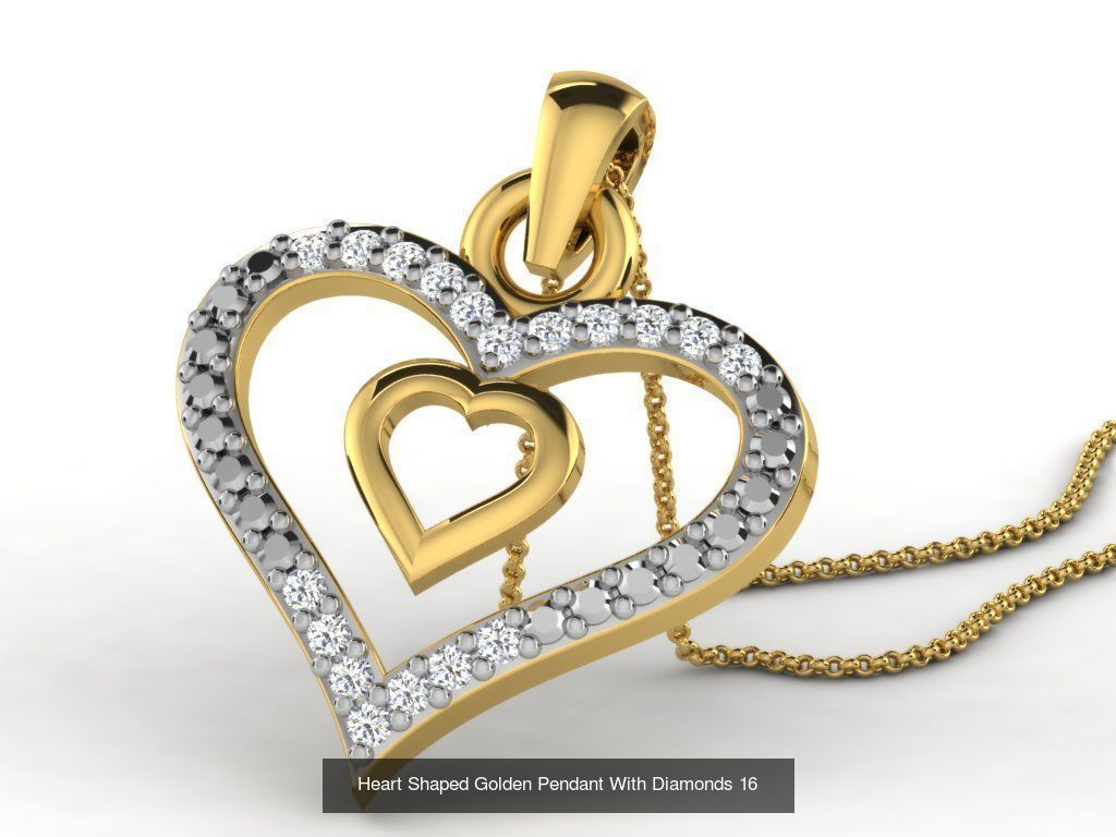 3DM 78 HEART PENDANT 3D Model Collection_40