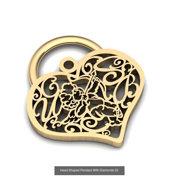 3DM 78 HEART PENDANT 3D Model Collection_86