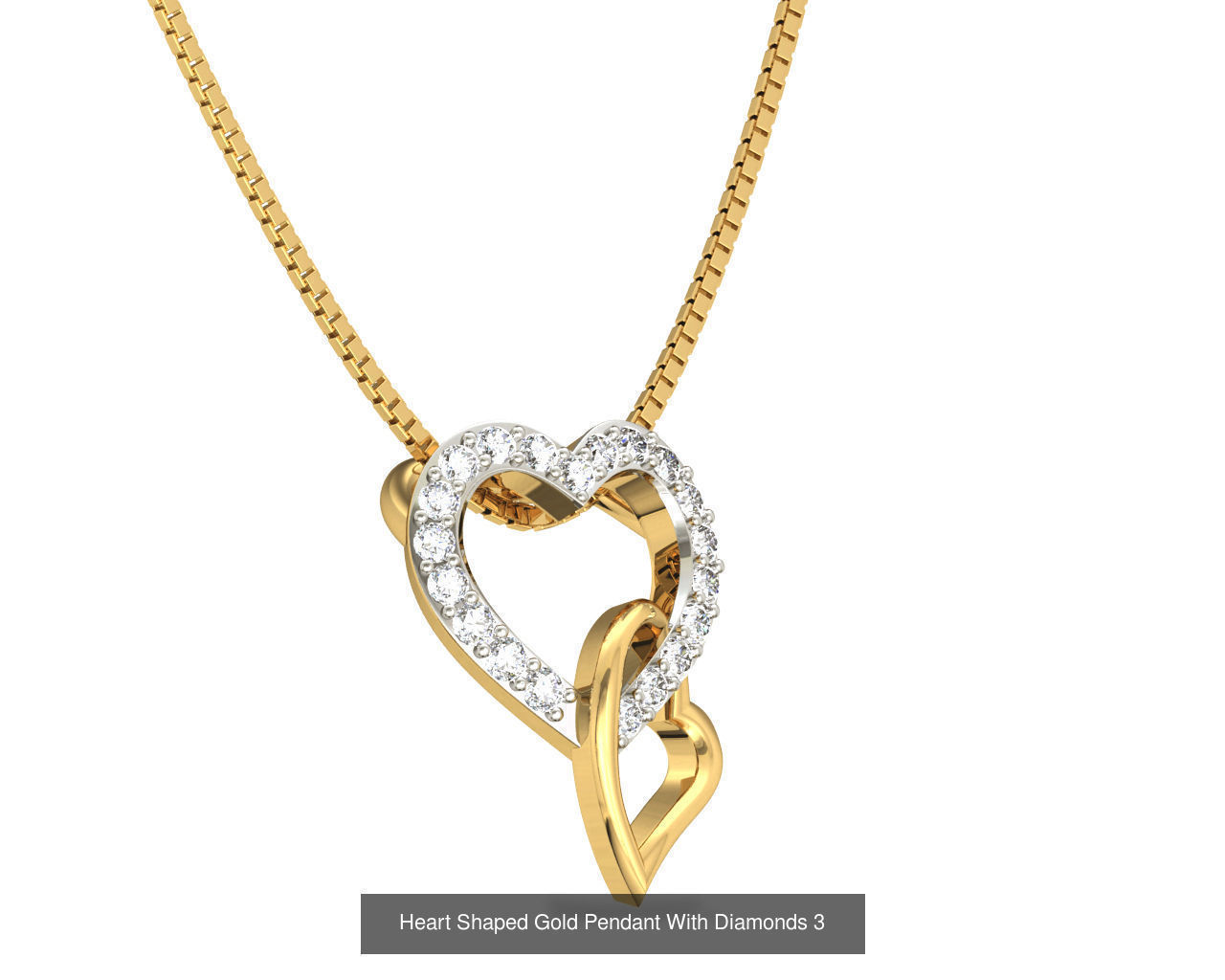 3DM 78 HEART PENDANT 3D Model Collection_82