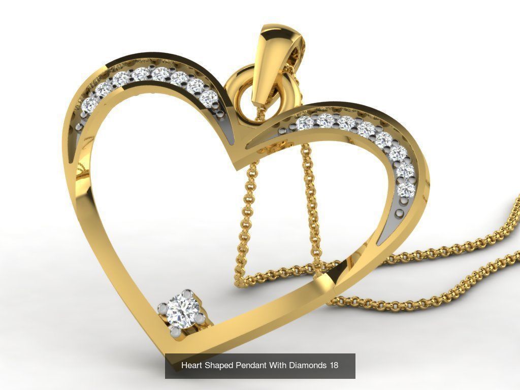 3DM 78 HEART PENDANT 3D Model Collection_32