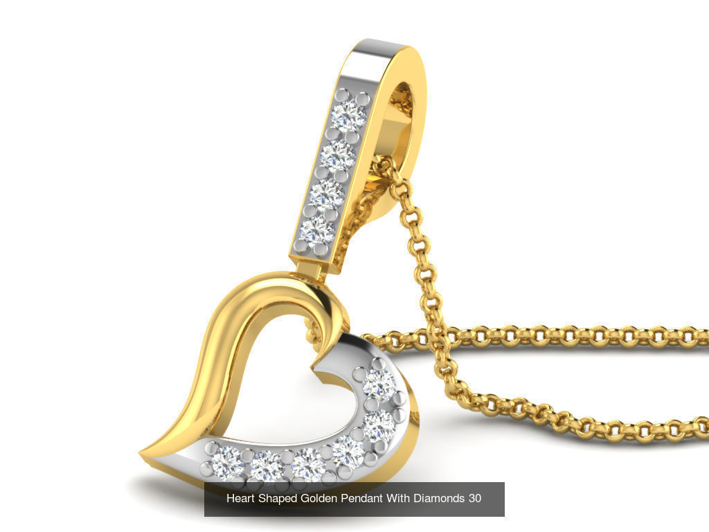 3DM 78 HEART PENDANT 3D Model Collection_66