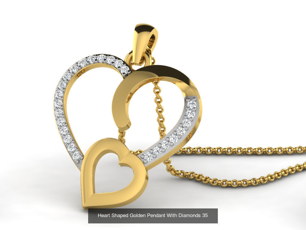 3DM 78 HEART PENDANT 3D Model Collection_72