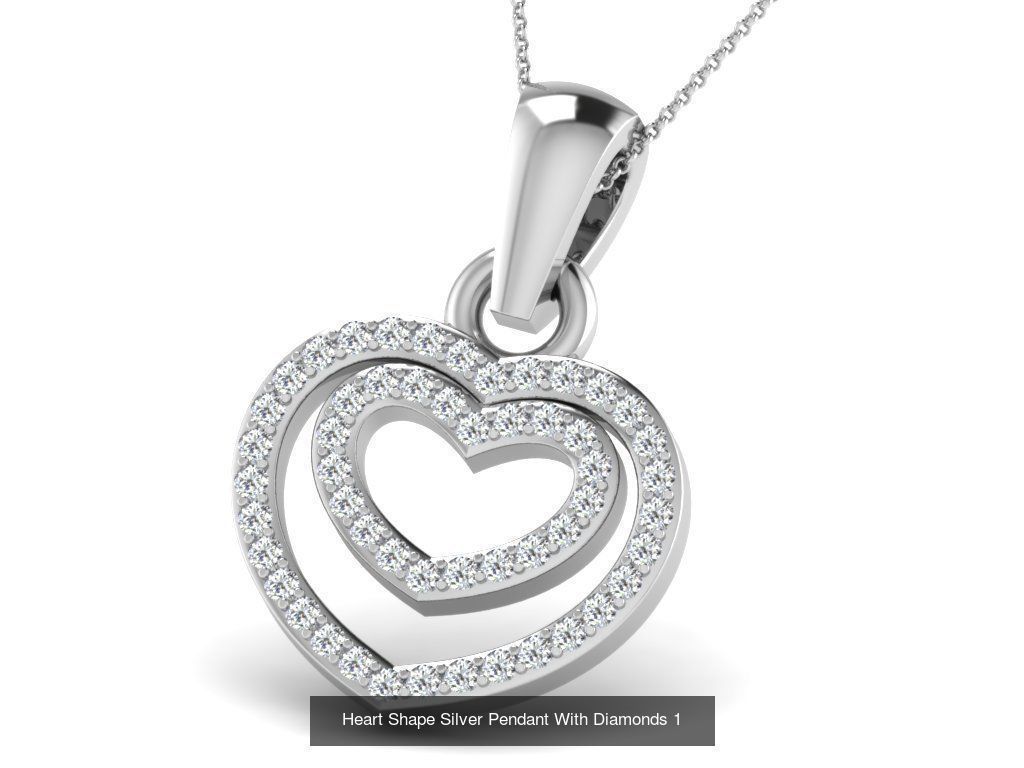 3DM 78 HEART PENDANT 3D Model Collection_60