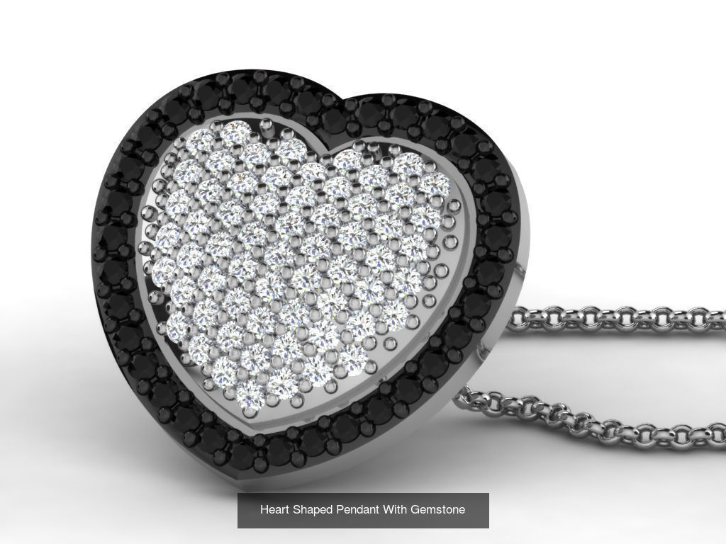 3DM 78 HEART PENDANT 3D Model Collection_24