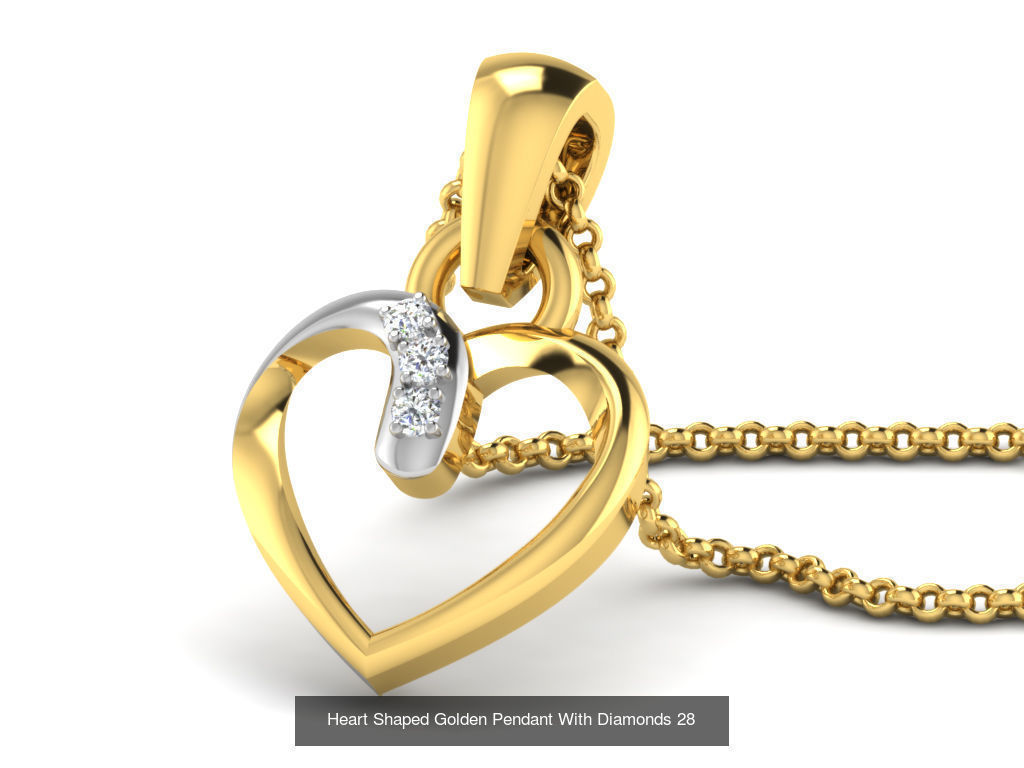 3DM 78 HEART PENDANT 3D Model Collection_64