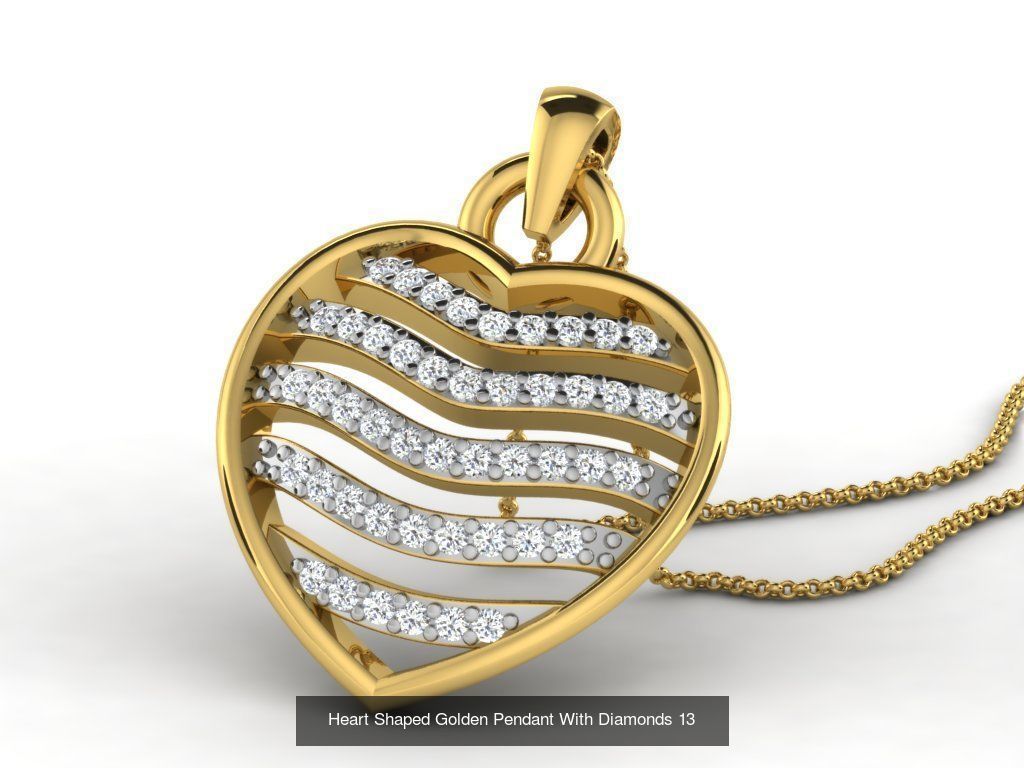 3DM 78 HEART PENDANT 3D Model Collection_37