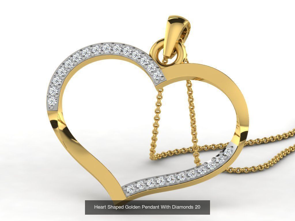 3DM 78 HEART PENDANT 3D Model Collection_44