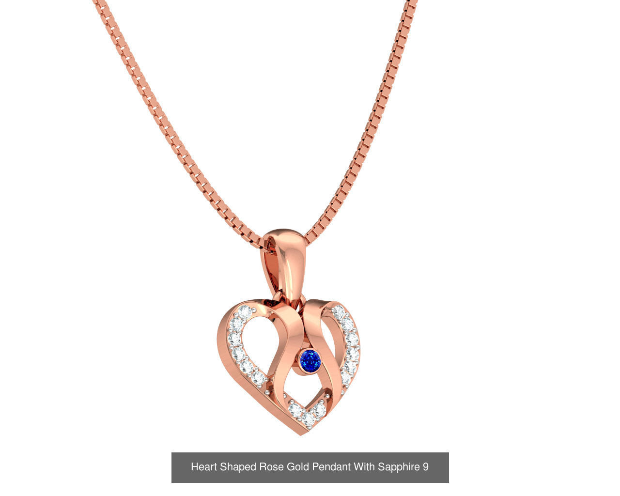 3DM 78 HEART PENDANT 3D Model Collection_79