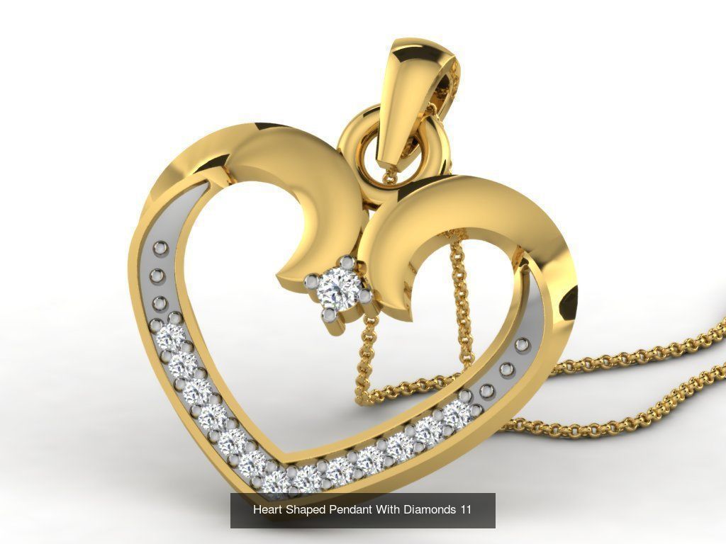 3DM 78 HEART PENDANT 3D Model Collection_25