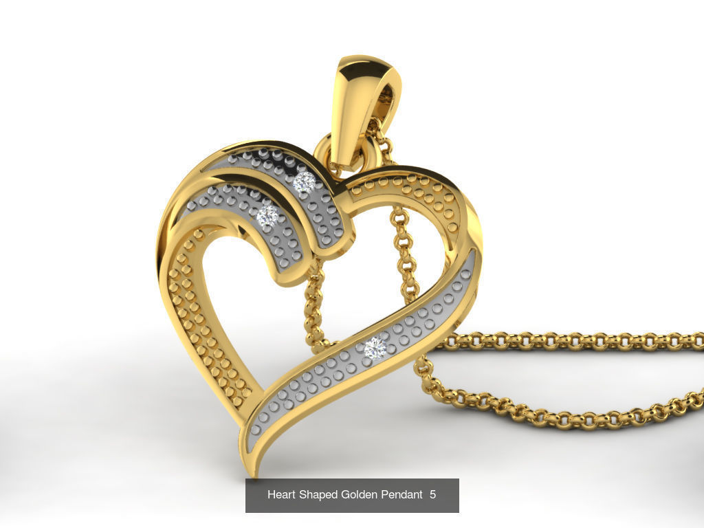 3DM 78 HEART PENDANT 3D Model Collection_54