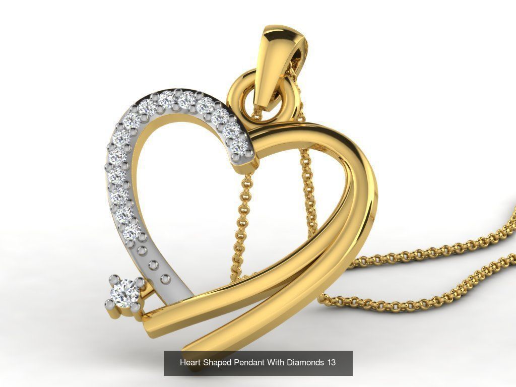 3DM 78 HEART PENDANT 3D Model Collection_27