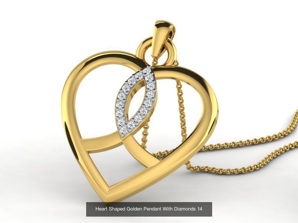 3DM 78 HEART PENDANT 3D Model Collection_38
