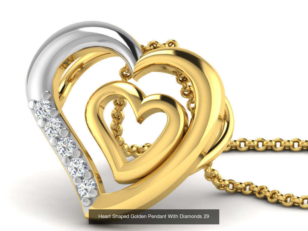 3DM 78 HEART PENDANT 3D Model Collection_65