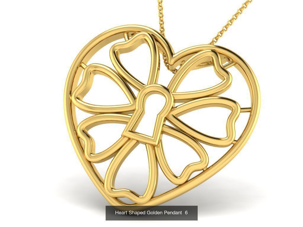 3DM 78 HEART PENDANT 3D Model Collection_58