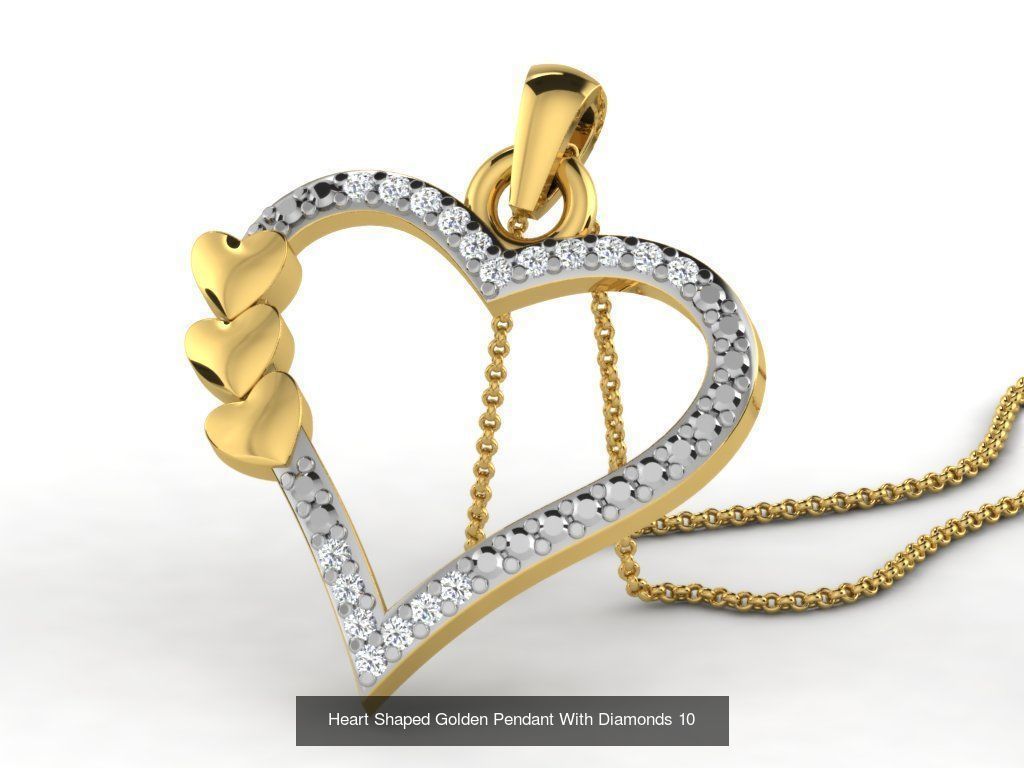 3DM 78 HEART PENDANT 3D Model Collection_34