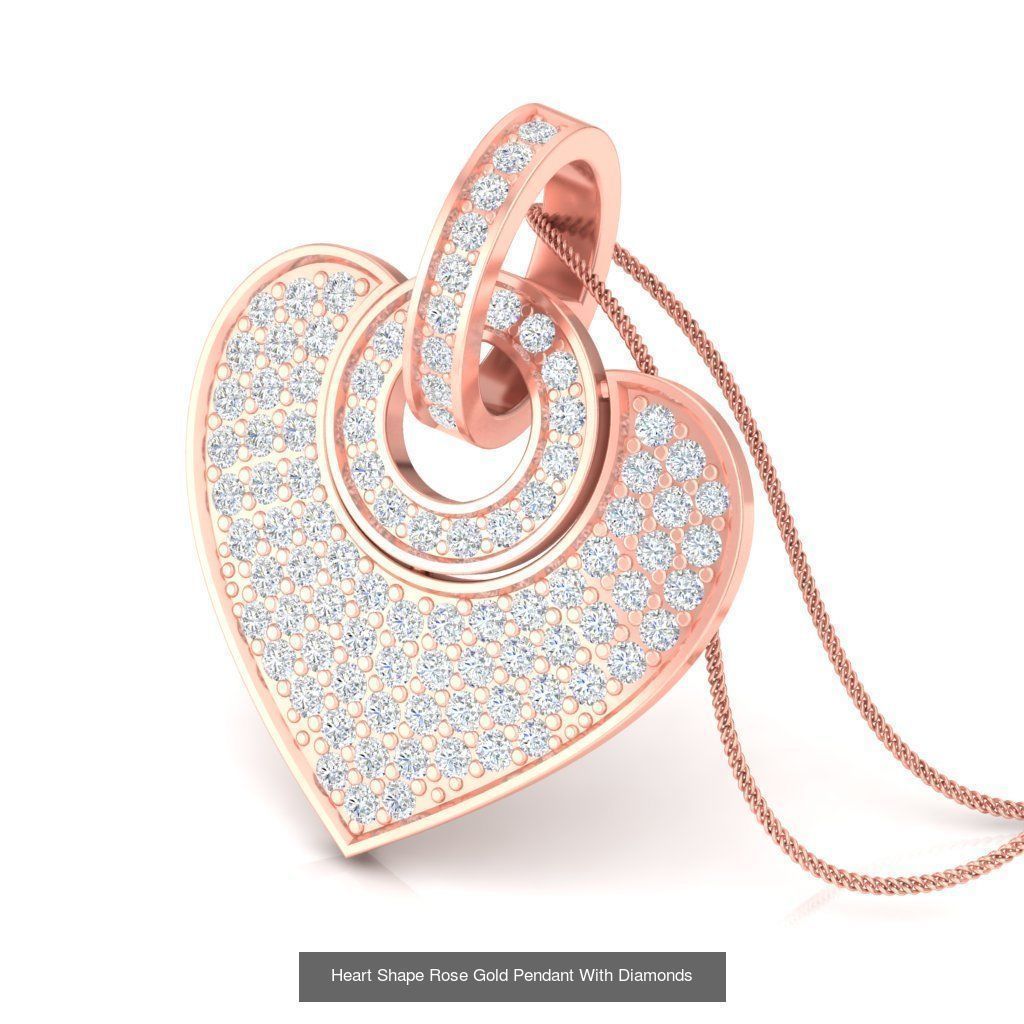 3DM 78 HEART PENDANT 3D Model Collection_22